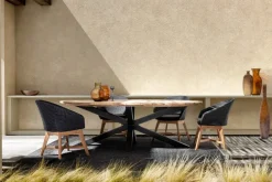 TAVOLO IN TEAK CARBON RT02 - PALMDALE