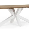 TAVOLO IN TEAK RICICLATO BIANCO PM01 - RAMSEY