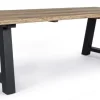 TAVOLO IN TEAK RICICLATO ANTARCITE AM03 - ROLLAND
