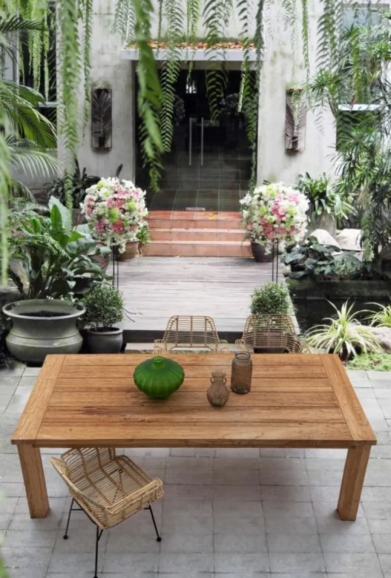 TAVOLO IN TEAK RICICLATO - BOUNTY