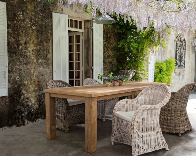 TAVOLO IN TEAK RICICLATO - BOUNTY