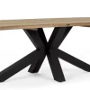 TAVOLO IN TEAK RICICLATO NERO PM02 - RAMSEY