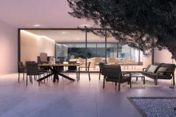 TAVOLO IN TEAK RICICLATO NERO PM02 - RAMSEY