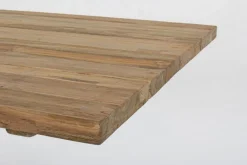 TAVOLO IN TEAK RICICLATO NERO PM02 - RAMSEY