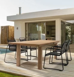 TAVOLO IN TEAK 180/240X100 - MARYLAND