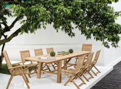 TAVOLO IN TEAK 220/300X100 - MARYLAND