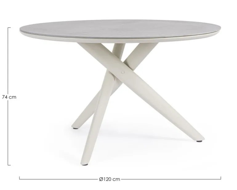 TAVOLO JULIAN D120 PELICAN