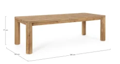 TAVOLO MAVERICK - 240X100