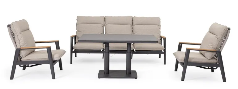 TAVOLO MIGUEL 140X80X51/72 ANTR JX55