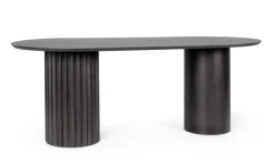 TAVOLO ORISSA NERO 200X90
