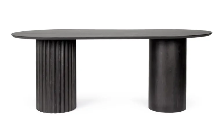 TAVOLO ORISSA NERO 200X90