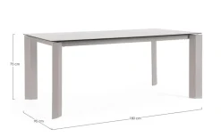 TAVOLO OTAVIO 180X95 MOON WG24