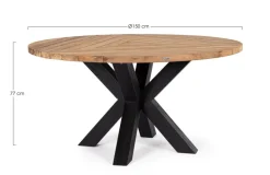 TAVOLO RODERICK D150