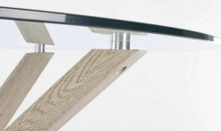 TAVOLO ROTONDO IN VETRO - MAY