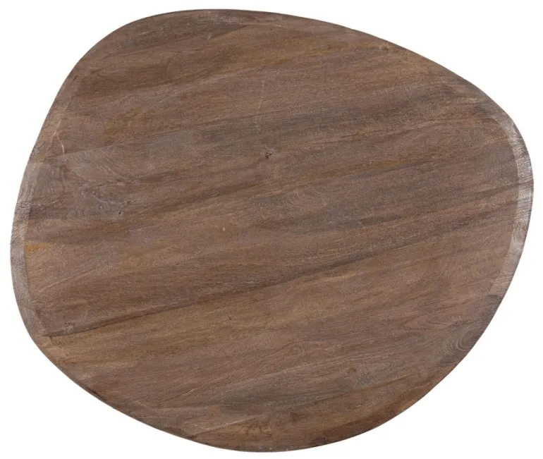 TAVOLO STANLEY TOP RUSTIC BROWN 140