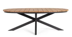 TAVOLO ZELMAR 218X115 ANTRACITE YK13