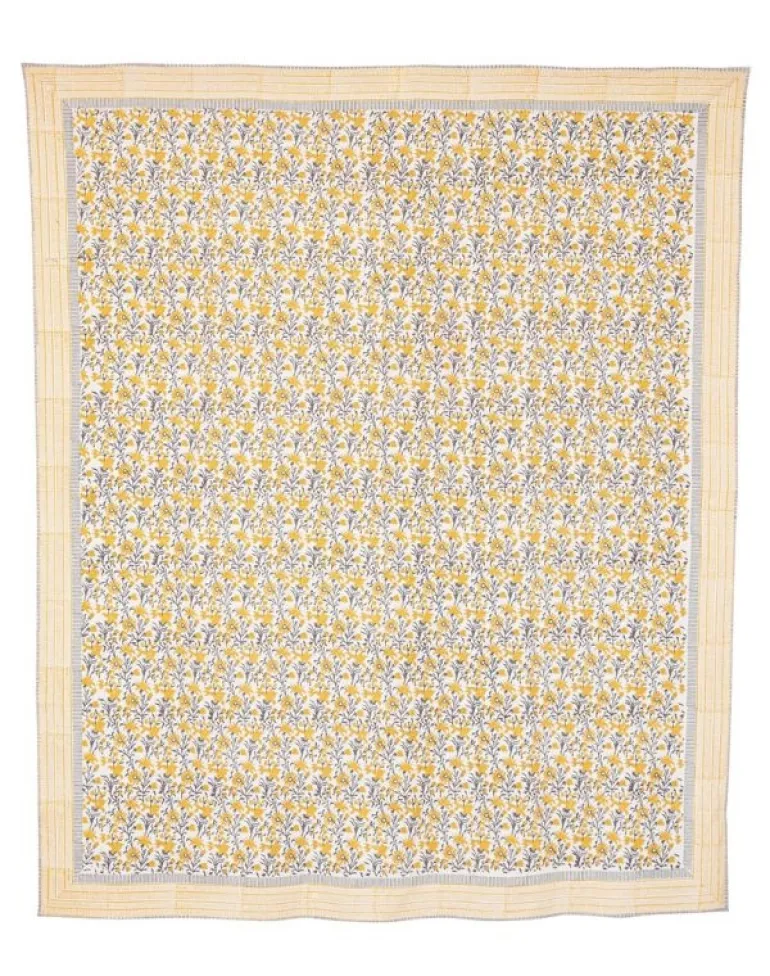 TELO COPRITUTTO GABRIELLE GIALLO 220X260