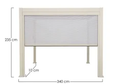 TENDA RULLO PERGOLA OCEAN LATO 3.6M SETA