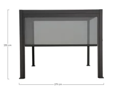 TENDA RULLO PERGOLA OCEAN LATO 3M ANTR