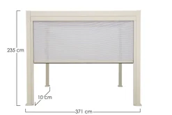 TENDA RULLO PERGOLA OCEAN LATO 4M SETA