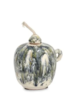 VASO CON STOPPINO ESMA MEL VER BLU H11,5