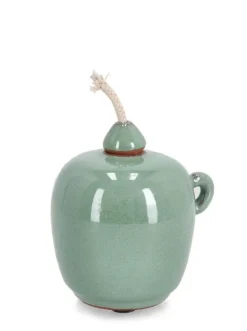 VASO CON STOPPINO ESMA VERDE H11,5