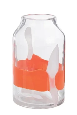 VASO ERIDANUS VT ARANCIO BIANCO H24,5