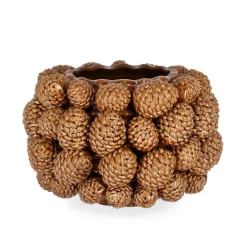 VASO PIGNA MARRONE H22,5