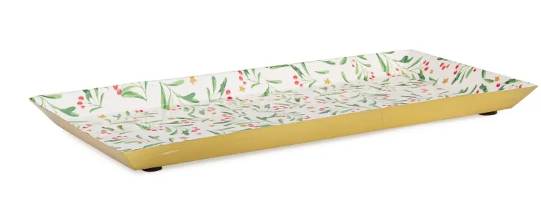 VASSOIO DECOR SYLVAN RET AGRIFOG 39,5X19