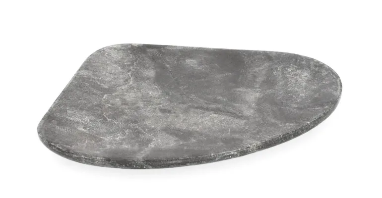 VASSOIO DECORAT KANDY MARMO GRIGIO 30X26