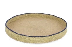 VASSOIO DECORATIVO NINH NATURALE BLU D44