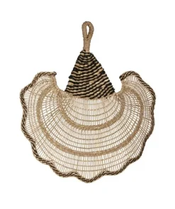 VENTAGLIO DECOR PARETE NANKA NERO 55X58