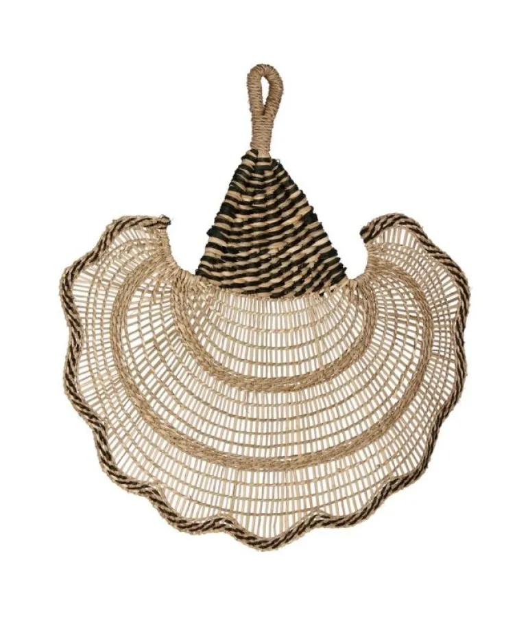 VENTAGLIO DECOR PARETE NANKA NERO 55X58