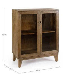 VETRINA IN LEGNO H100 - REMINGTON